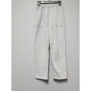 Shein Sweatpants Women's XS NWOT Drawstring Pockets Wide Leg Fleece